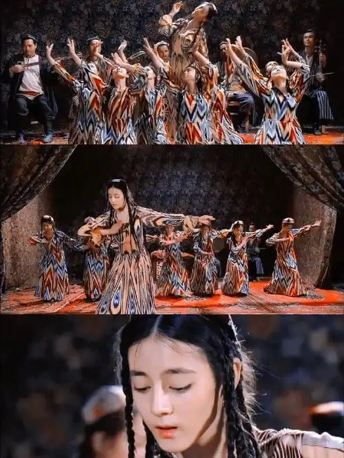 迪丽热巴花少穿民族服路透##迪丽热巴穿民族服梦回阿娜尔罕