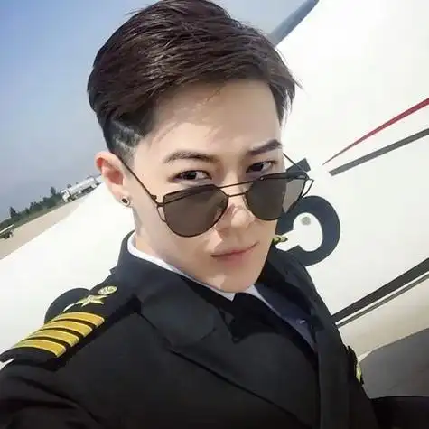 英俊帅气机长头像