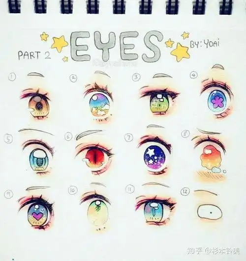 怎么画出少女感满满的眼睛?真的太好看了! - 知乎