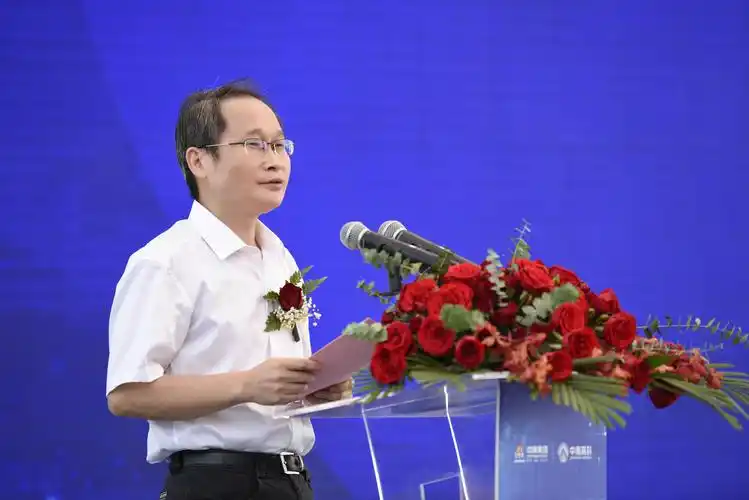 领导讲话给个特写.眼睛是小了点,气质这块还是拿捏的死死的.