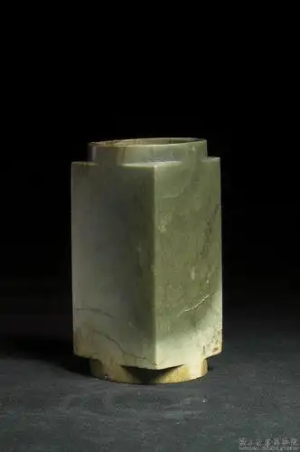 龙山—齐家系 玉琮 -中-玉-000350-n000000000