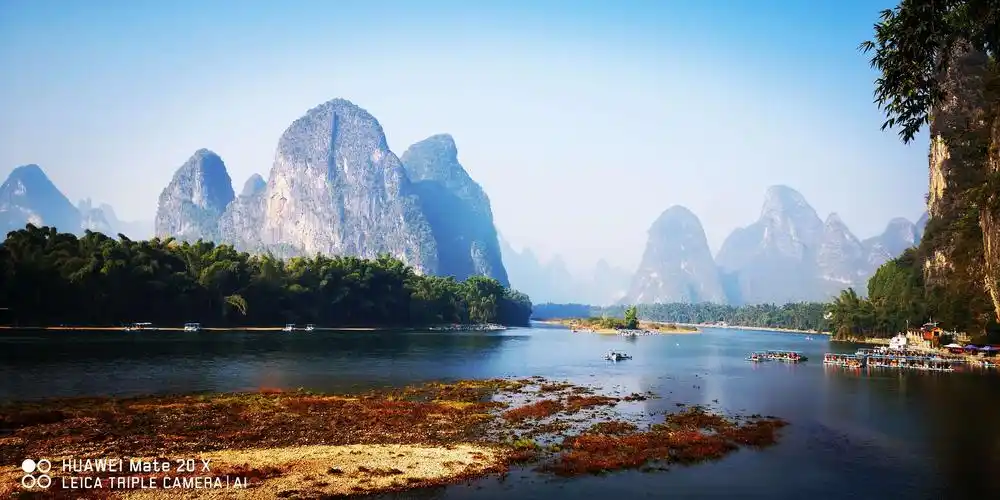 二十元人民币的背面图案