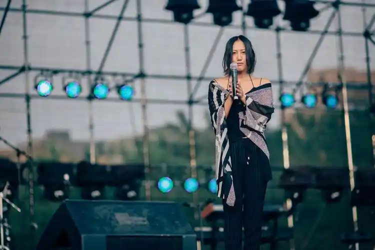 2016银川乐堡绿放音乐节陈粒现场