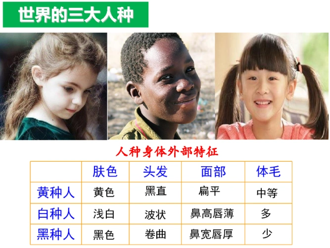 沪教版六年级下册全球篇42世界的人种宗教和语言课件38张ppt