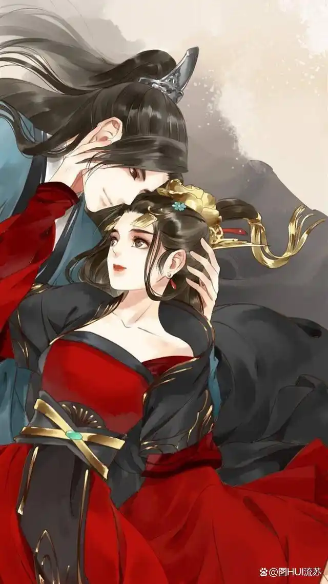 古风男女系情侣壁纸