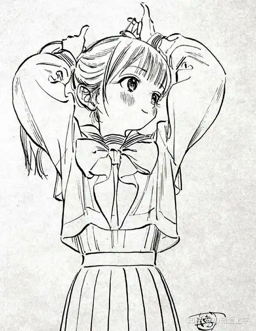 动漫人物速写 - 知乎