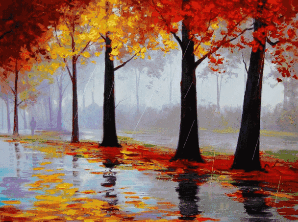 秋天秋雨秋风凉秋日秋高秋气爽原创