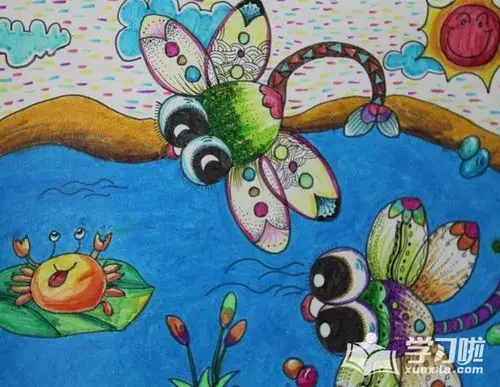 小学生夏天的风景画有哪些