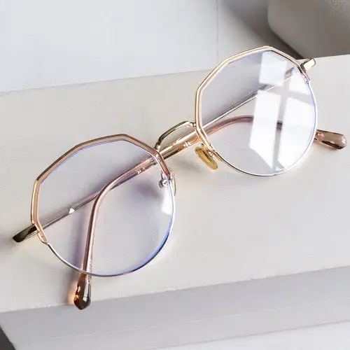 眼镜匠傲不规则透明框架近视近视眼成品配镜度数定制成品光学镜