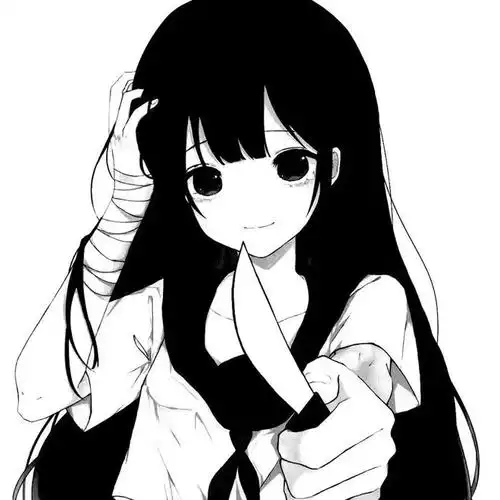 动漫头像丨日系漫画风黑白动漫头像|辣妹_网易订阅