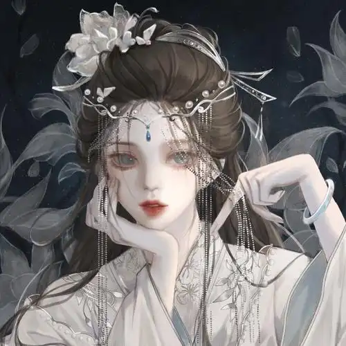 古风女小众温柔系绝美头像云想衣裳花想容春风拂槛露华浓