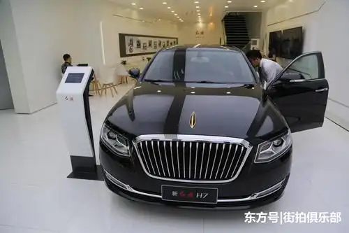 2018款红旗h7,30万级别豪华c级新商务座驾,车展实拍!