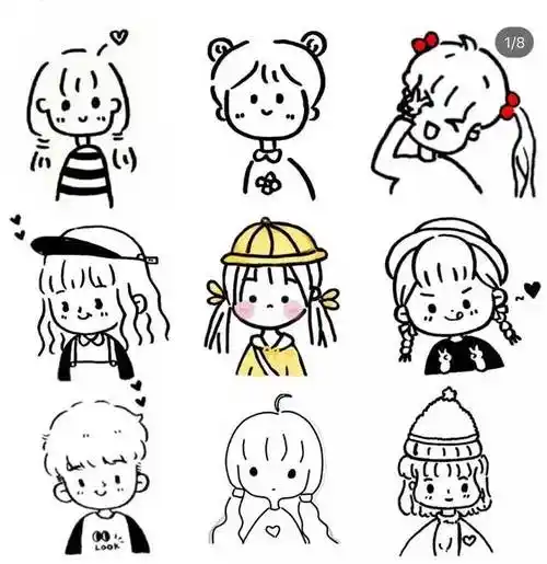 简笔画人物 简笔画人物