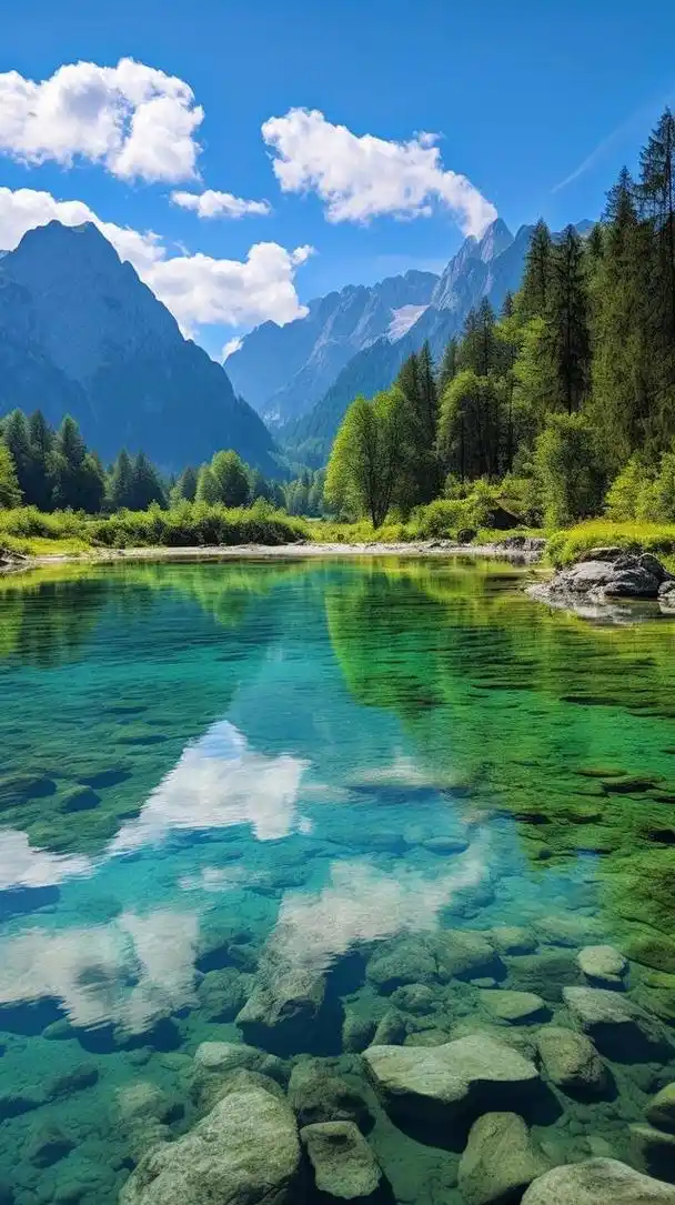 青山绿水,诗和远方,大自然高清手机壁纸,给你心灵的清凉和放松