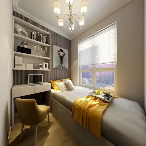 绿地滨湖国际90平小三房简约风格云集装修效果图