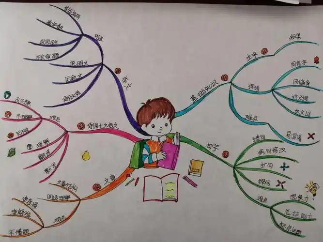 思维之导向 学习之蓝图 ————记宜川县城关小学三年级学生思维导图