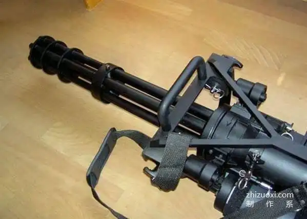 加特林机枪玩具的做法 pvc管制作玩具枪的图解教程 - 制作系手工网