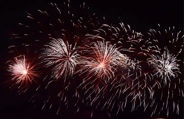 2018年国庆夜,澳门天空上演的第二十九届国际烟花汇演最后一场-中国