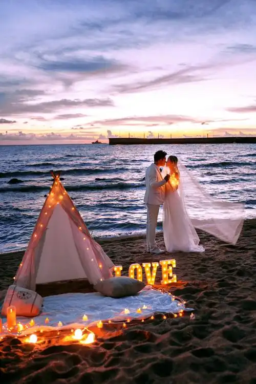 遇见菲林海南三亚大小洞旅拍婚纱照客片欣赏