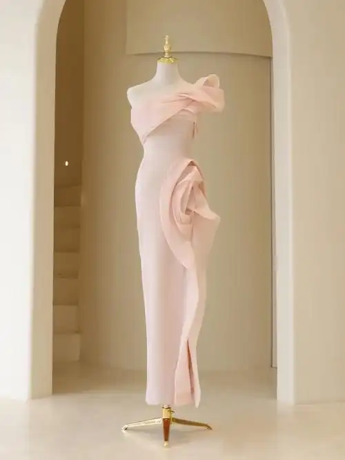 北京婚纱78这款礼服也太适合当敬酒服了吧