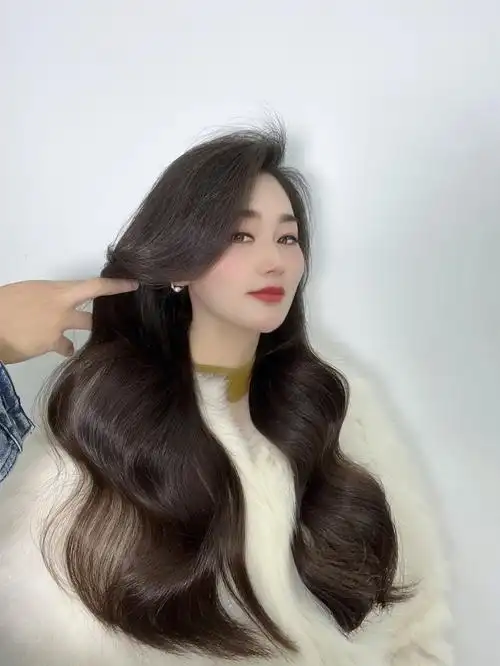 韩式烫发大波浪韩式大卷慵懒蓬松烫发