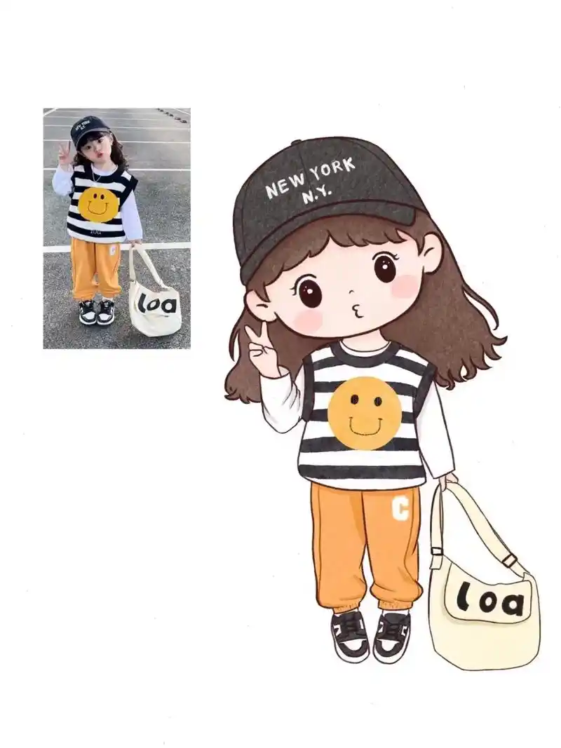 q版人物动漫人物.#图文伙伴计划 #简笔画 #卡通 #动漫  - 抖音