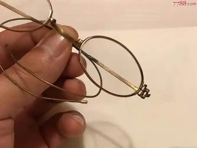 民国10k金丝眼镜