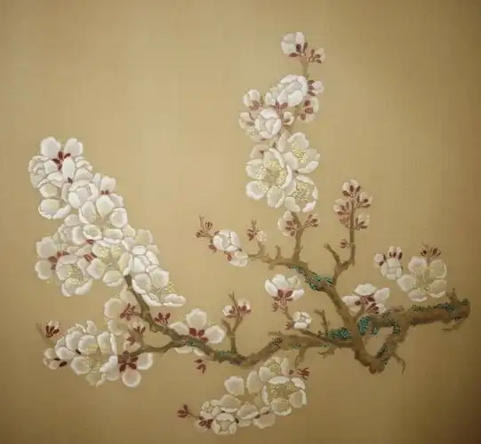 临摹赵昌写生杏花图