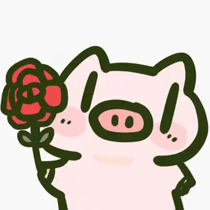 可爱的卡通猪猪戴动漫人2022-11-09微信头像猪猪简笔画可爱高清图片