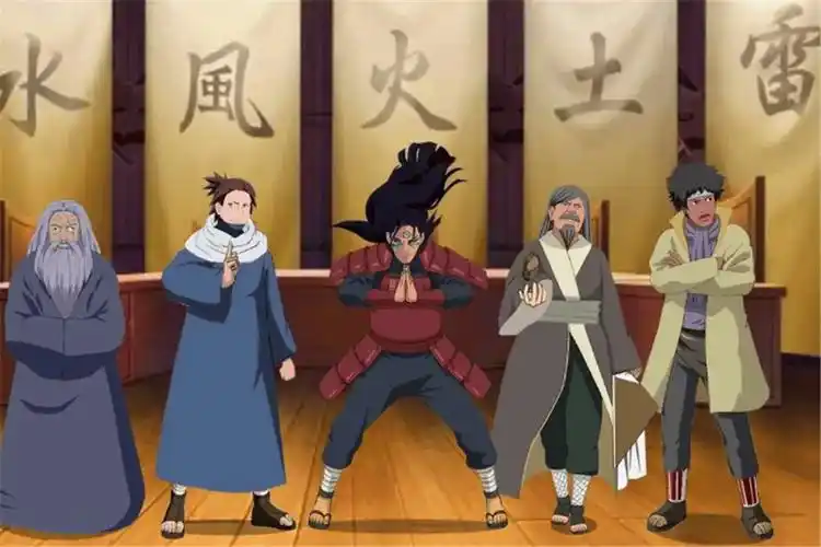 原创五大忍村历代五影中最弱的5位罗砂能压制守鹤鹿丸主要靠智商