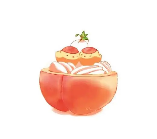 插画/漫画 q版美食