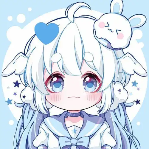 二次元q版萌女生