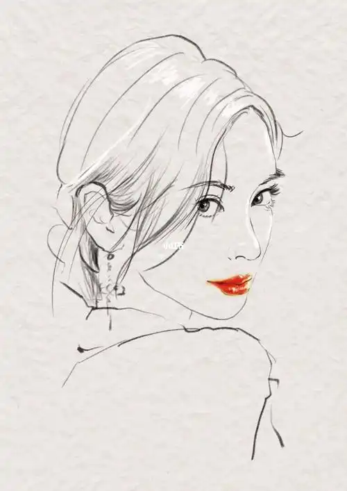 每日速写 杨颖 angelababy#寻找小红书绘画大神  #板绘  #画画  #头像