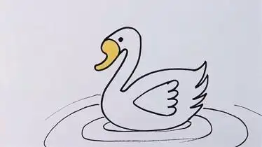 简笔画大白鹅,挑战一万个简笔画第130-生活-完整版视频在线观看-爱