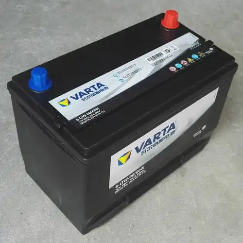 瓦尔塔6-qw-80蓄电池 12v蓄电池 免维护电瓶 叉车电瓶工程车电瓶