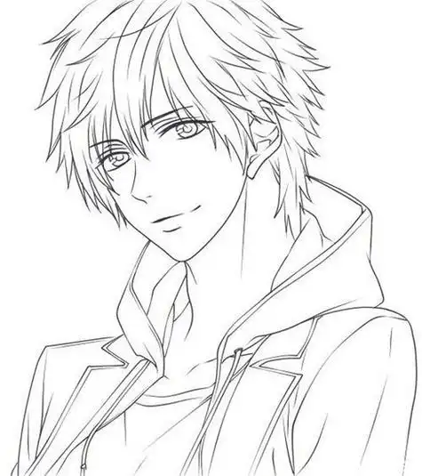 动漫人物简笔画男q版