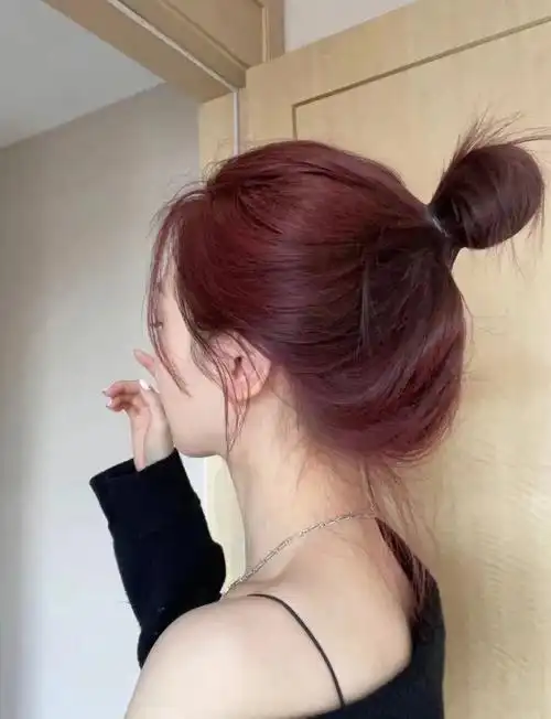 不用漂的夏季发色树莓红