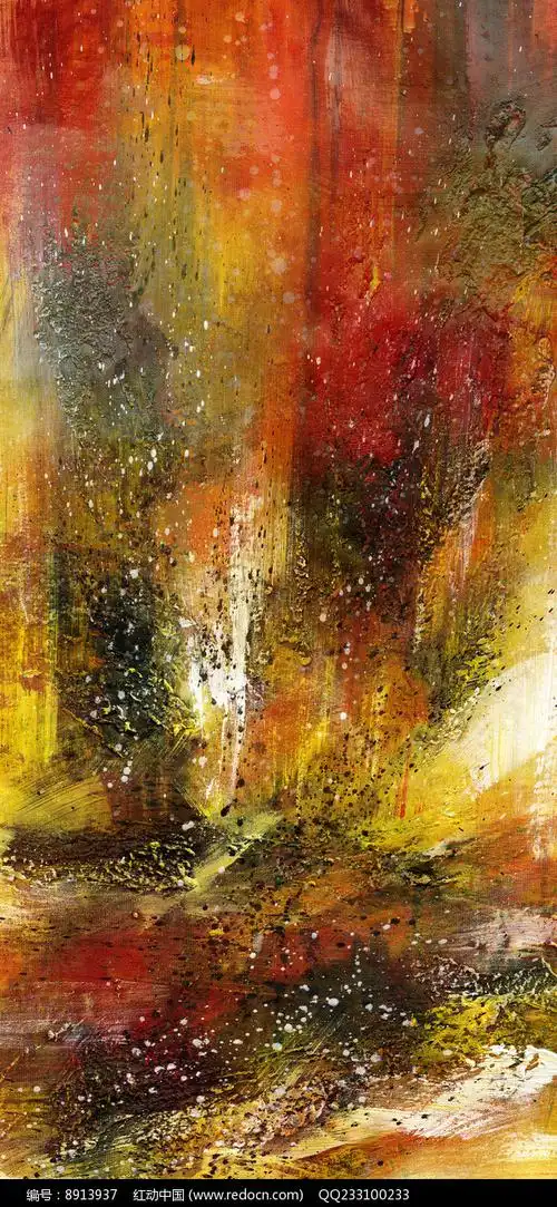 抽象油画高清图