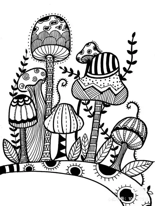 黑白手绘图片简单创意(50种创意线描) - 赤虎壹号