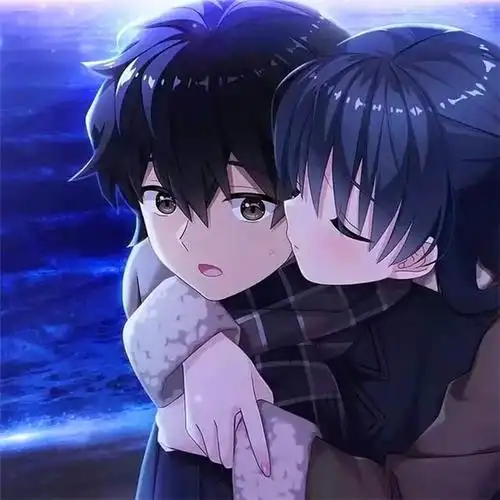 没见过的情侣图片头像动漫