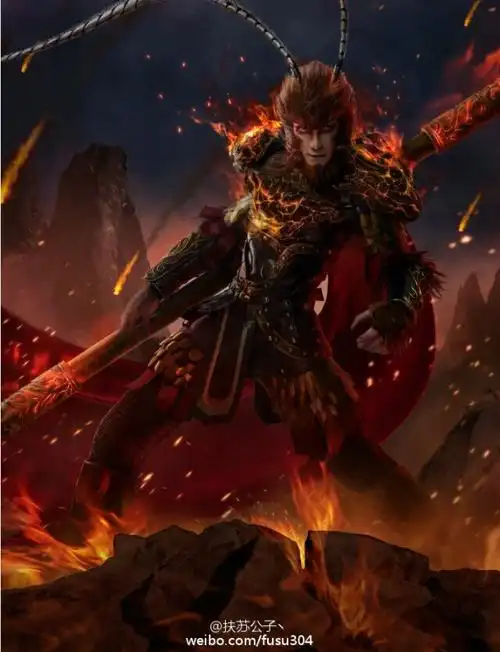 评论里有人说" 你是我见过cos猴子最成功的马" 《大圣归来》孙悟空 cn