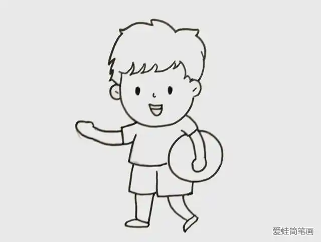 小男孩简笔画