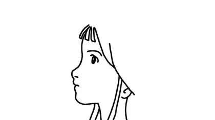 侧脸的简单画法 - 简笔画 - 懂得