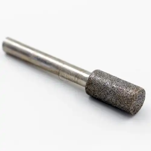 金刚打磨头金刚石磨头3mm柄圆磨头8d120