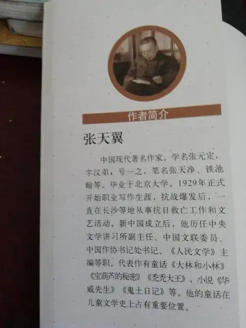 写这本书的作者是张天翼