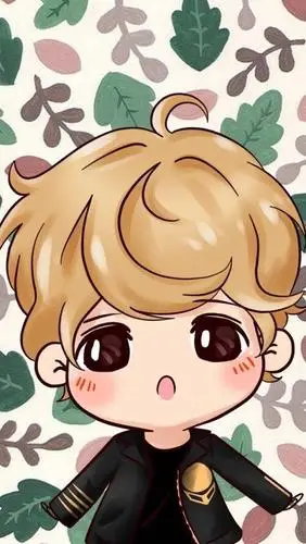 有没有类似于这种的鹿晗卡通图片