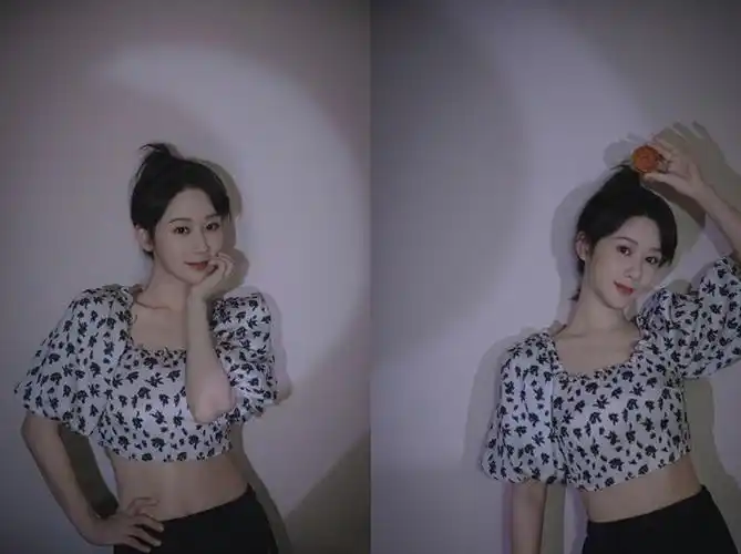 30岁杨紫早该这么打扮,中秋穿露脐装配高腰裤秀身材,蚂蚁腰吸睛_腾讯