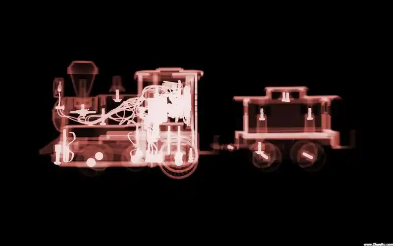 创意透视荧光桌面壁纸第1张