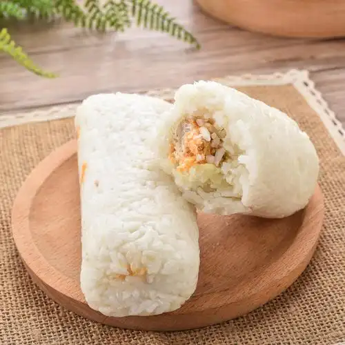 糯米粢饭团香肠粢饭团肉松粢饭团甜味粢饭团3种口味早餐点心