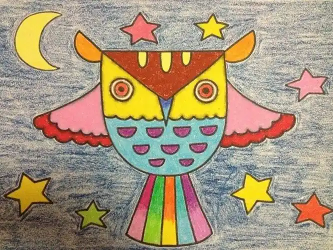 儿童作品(7一9岁儿童画)